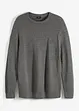 Pull coton col rond coupe ventre confort, bonprix