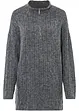 Pull long avec motif torsadé, bonprix