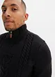 Pull camionneur en maille torsadée, bonprix