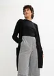 Gilet long en maille bouclée, bonprix