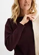 Pull oversize à boutons, bonprix