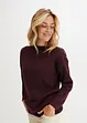Pull oversize à boutons, bonprix