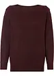 Pull oversize à boutons, bonprix