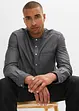 Chemise manches longues avec col montant en coton Oxford, bpc selection
