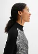 Pull en maille avec imprimé brillant, RAINBOW