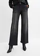Jean Wide Leg, taille normale, bonprix