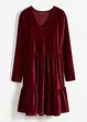 Mini-robe en velours élastique, bonprix