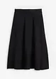 Jupe midi en viscose mélangée, bonprix