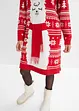 Robe de Noël en maille avec motif animal, bonprix