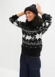 Pull norvégien avec paillettes, BODYFLIRT boutique