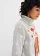 Pull de Noël en maille fine à col roulé, bonprix