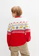 Pull en maille enfant avec motif de Noël, bpc bonprix collection