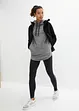 Ensemble de jogging avec sweat-shirt long et legging (2 pces), bonprix