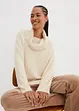 Pull col roulé duveteux, bonprix