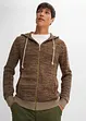 Gilet à capuche en maille coton, bonprix