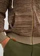 Gilet à capuche en maille coton, bonprix