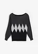 Pull avec motif losanges, bpc selection