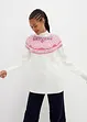 Pull norvégien avec fentes latérales, bonprix