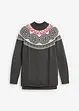Pull norvégien avec fentes latérales, bonprix
