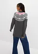 Pull norvégien avec fentes latérales, bonprix
