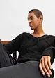 Pull en jacquard à effet brillant, BODYFLIRT