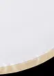 Store ondulé avec bordure en satin, bonprix