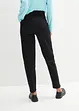 Pantalon en twill à taille haute élastiquée, bonprix