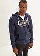 Sweat zippé à capuche, intérieur gratté doux, bonprix