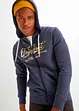 Sweat zippé à capuche, intérieur gratté doux, bonprix