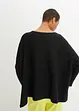 Pull poncho à œillets, bonprix