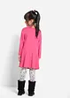 Robe en jersey + legging et robe de poupée (ens. 3 pces), bonprix