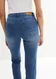 Lot de 2 jeans droits taille mi-haute, bonprix