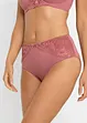 Lot de 2 slips Maxi avec dentelle, bonprix