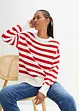 Pull boxy en maille ajourée, bonprix