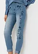 Jean slim taille mi-haute, court, bonprix