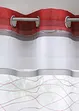 Voilage transparent à imprimé rayures horizontales (1 pce), bonprix