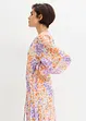 Robe longue à fleurs en polyester recyclé, bonprix