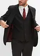 Costume Slim (ens. 4 pces) : veste, pantalon, gilet, cravate, bonprix