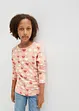 Lot de 3 T-shirts manches longues fille, bonprix