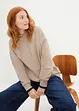 Sweat à capuche, oversize, bonprix