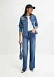 Veste en jean extensible, basique, bonprix