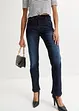 Jean droit taille mi-haute, extensible, bonprix