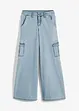 Jean cargo large, taille mi-haute, bonprix