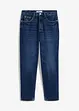 Jean mom taille haute, peu extensible, cropped, bonprix