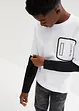 T-shirt manches longues garçon effet superposé, bpc bonprix collection