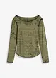 T-shirt manches longues en viscose douce, bonprix