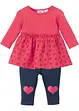 Robe sweat-shirt et legging bébé (Ens. 2 pces.) coton, bpc bonprix collection
