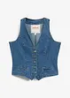 Gilet sans manches en jean, bonprix