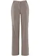 Pantalon en lin majoritaire avec taille élastiquée, bonprix