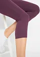 Legging corsaire à empiècement taille confortable, bonprix
